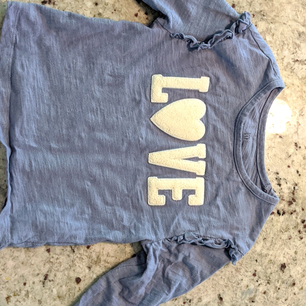 Long sleeve girls gap shirt